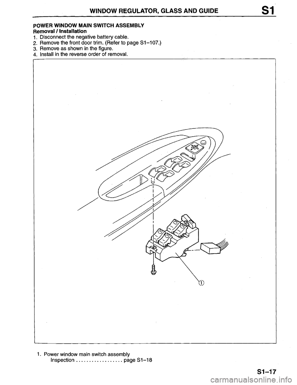 MAZDA PROTEGE 1996 Workshop Manual MAZDA PROTEGE 1996 Workshop Manual