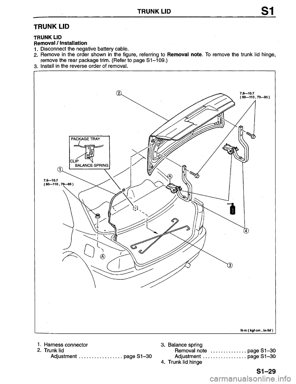 MAZDA PROTEGE 1996 Workshop Manual MAZDA PROTEGE 1996 Workshop Manual