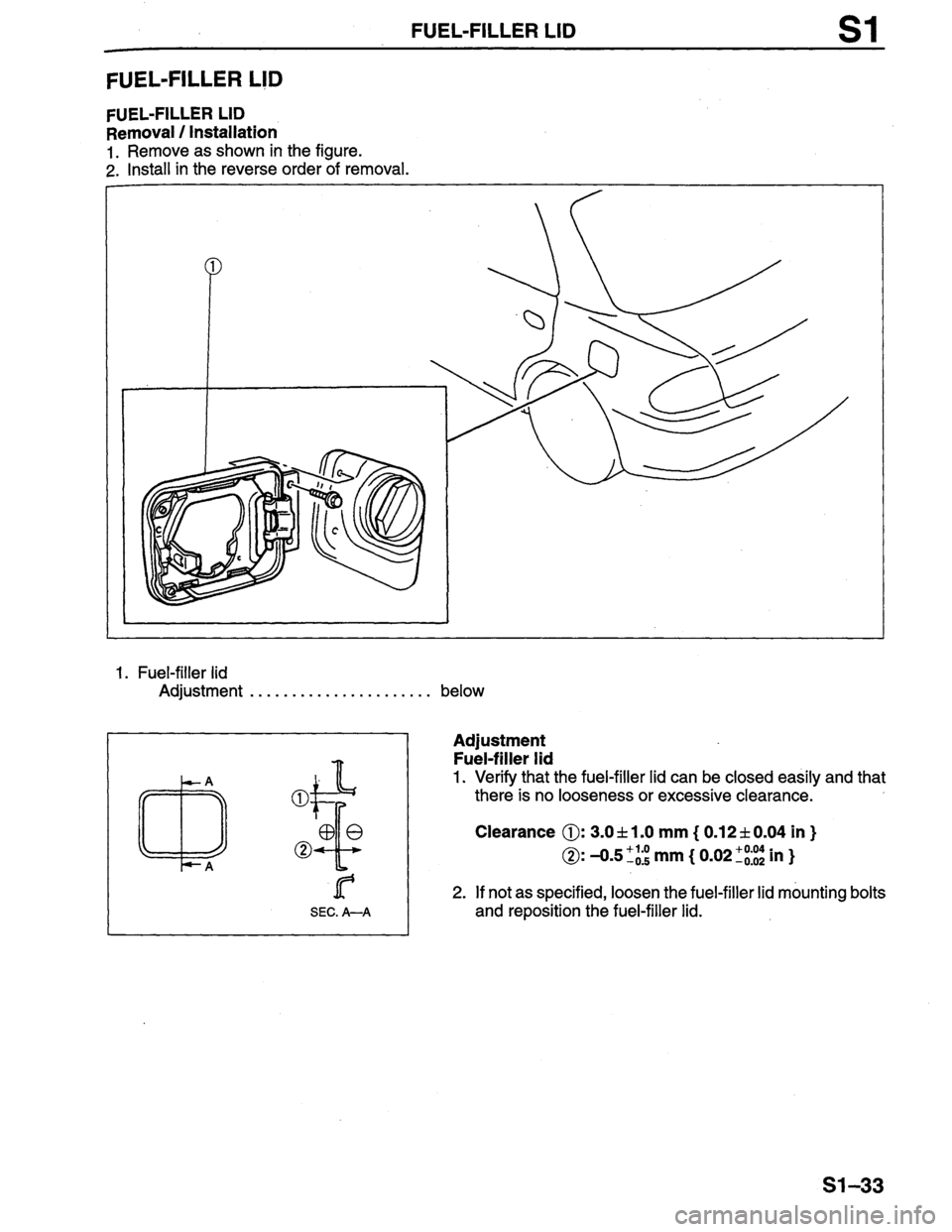 MAZDA PROTEGE 1996 Workshop Manual MAZDA PROTEGE 1996 Workshop Manual