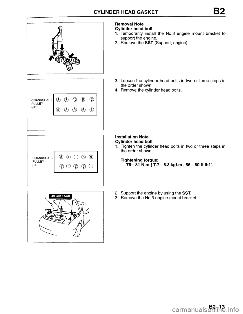 MAZDA PROTEGE 1996 Repair Manual MAZDA PROTEGE 1996 Repair Manual