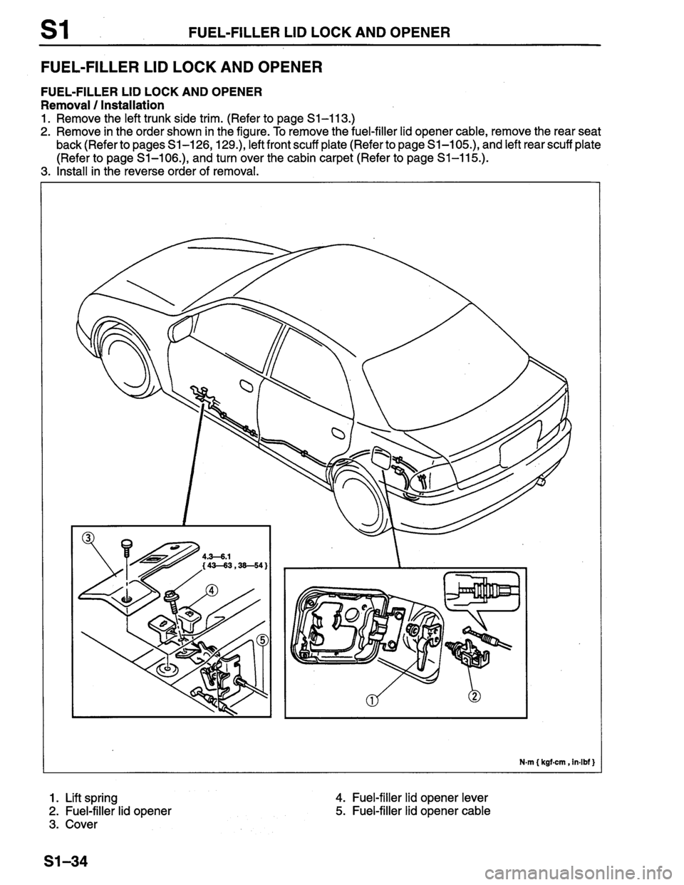 MAZDA PROTEGE 1996 Workshop Manual MAZDA PROTEGE 1996 Workshop Manual