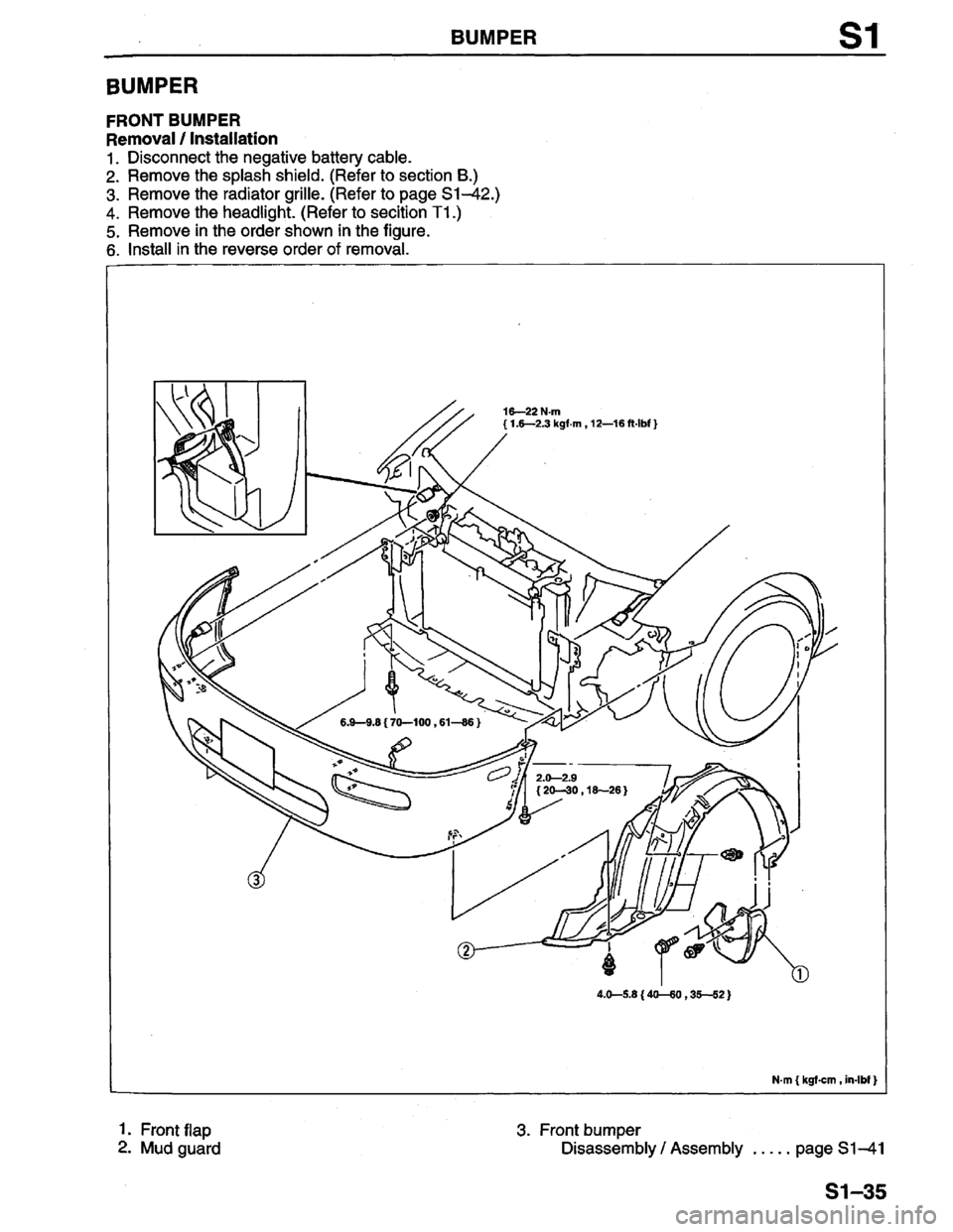 MAZDA PROTEGE 1996 Workshop Manual MAZDA PROTEGE 1996 Workshop Manual