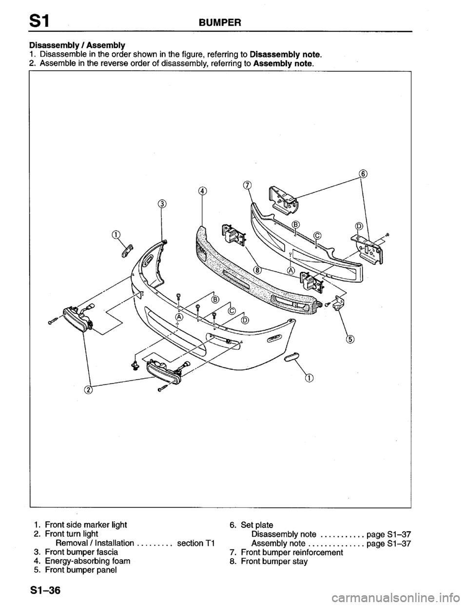 MAZDA PROTEGE 1996 Workshop Manual MAZDA PROTEGE 1996 Workshop Manual
