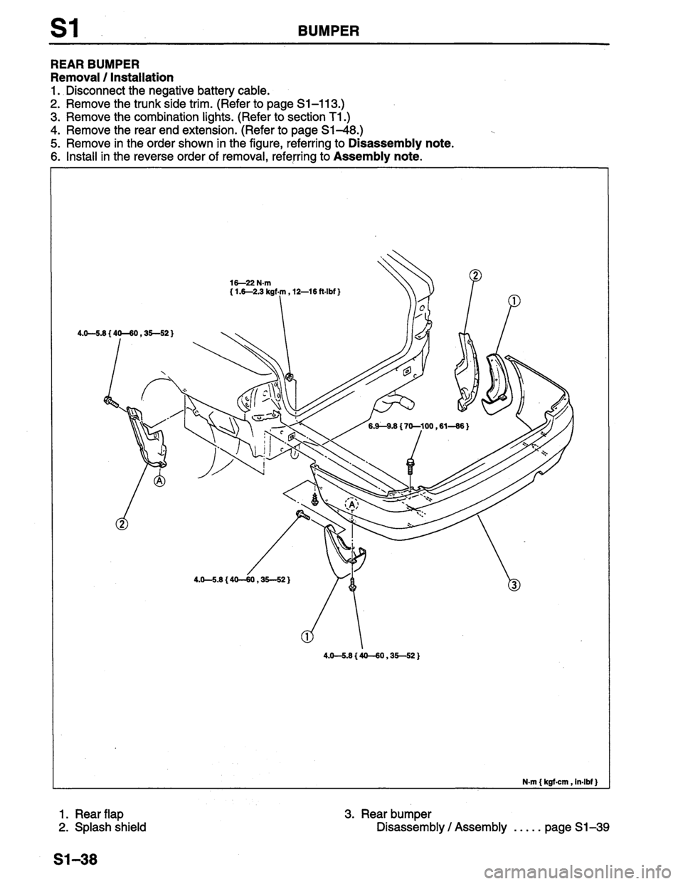MAZDA PROTEGE 1996 Workshop Manual MAZDA PROTEGE 1996 Workshop Manual