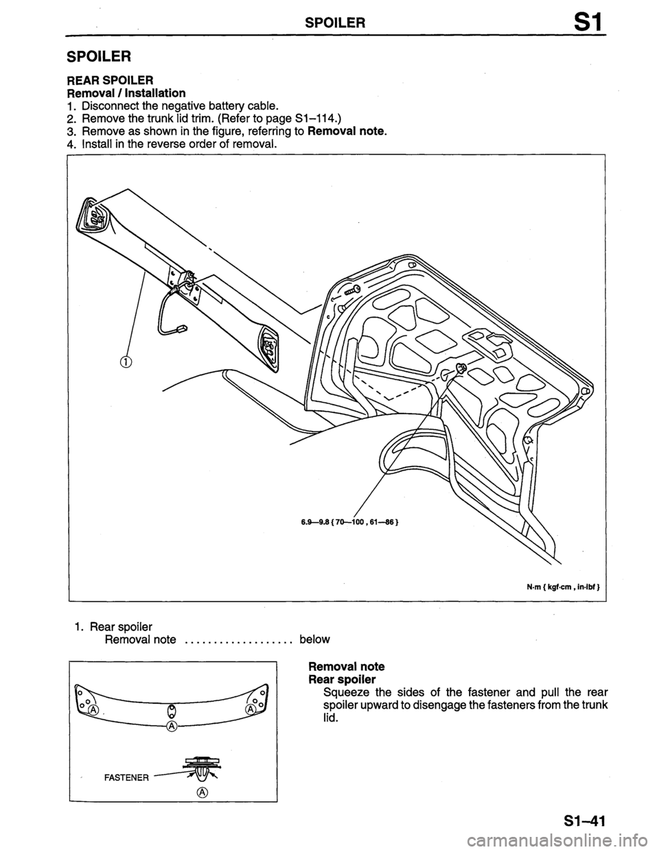 MAZDA PROTEGE 1996 Workshop Manual MAZDA PROTEGE 1996 Workshop Manual