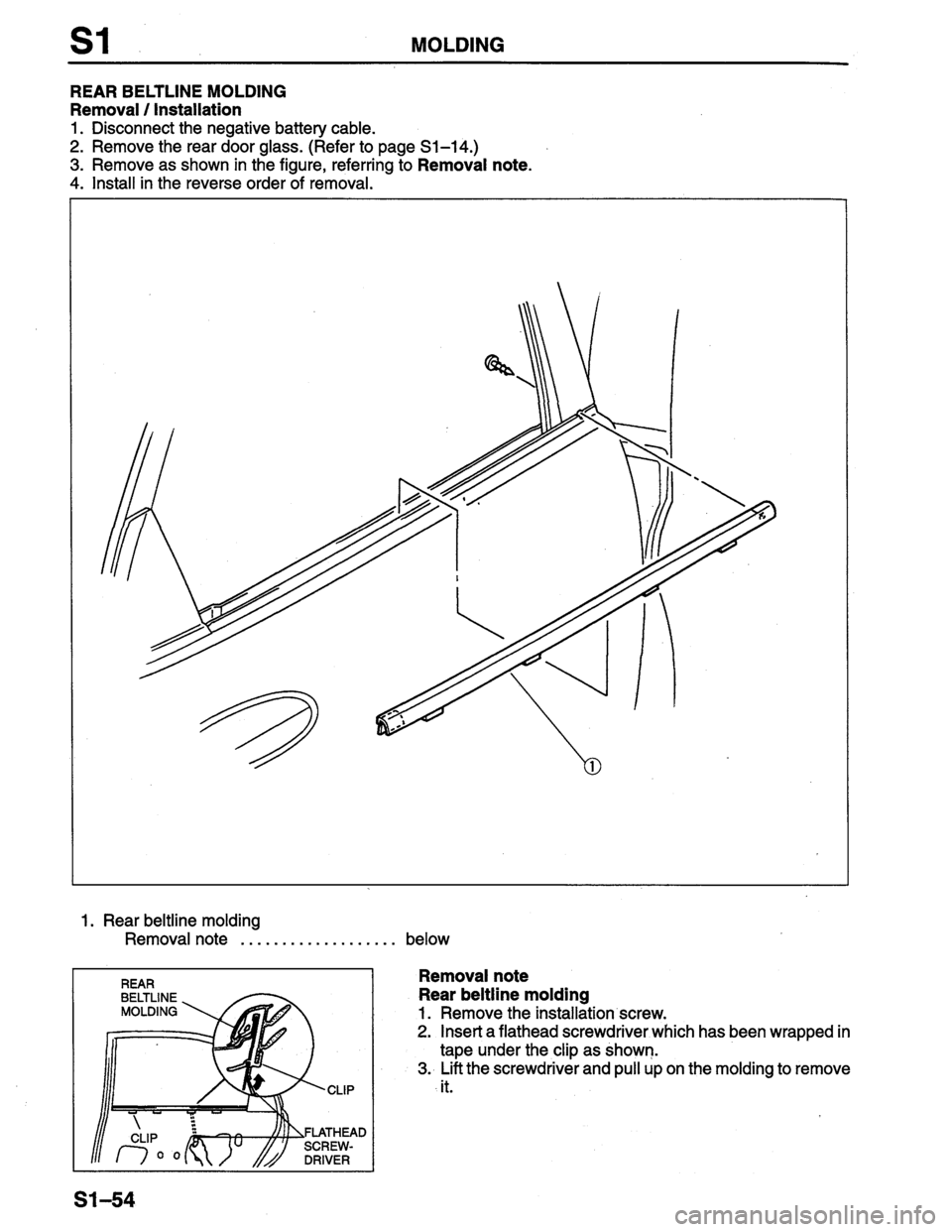 MAZDA PROTEGE 1996 Workshop Manual MAZDA PROTEGE 1996 Workshop Manual