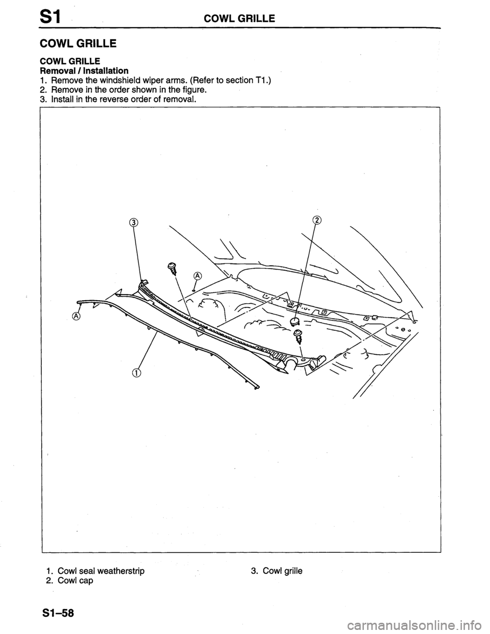 MAZDA PROTEGE 1996 Workshop Manual MAZDA PROTEGE 1996 Workshop Manual