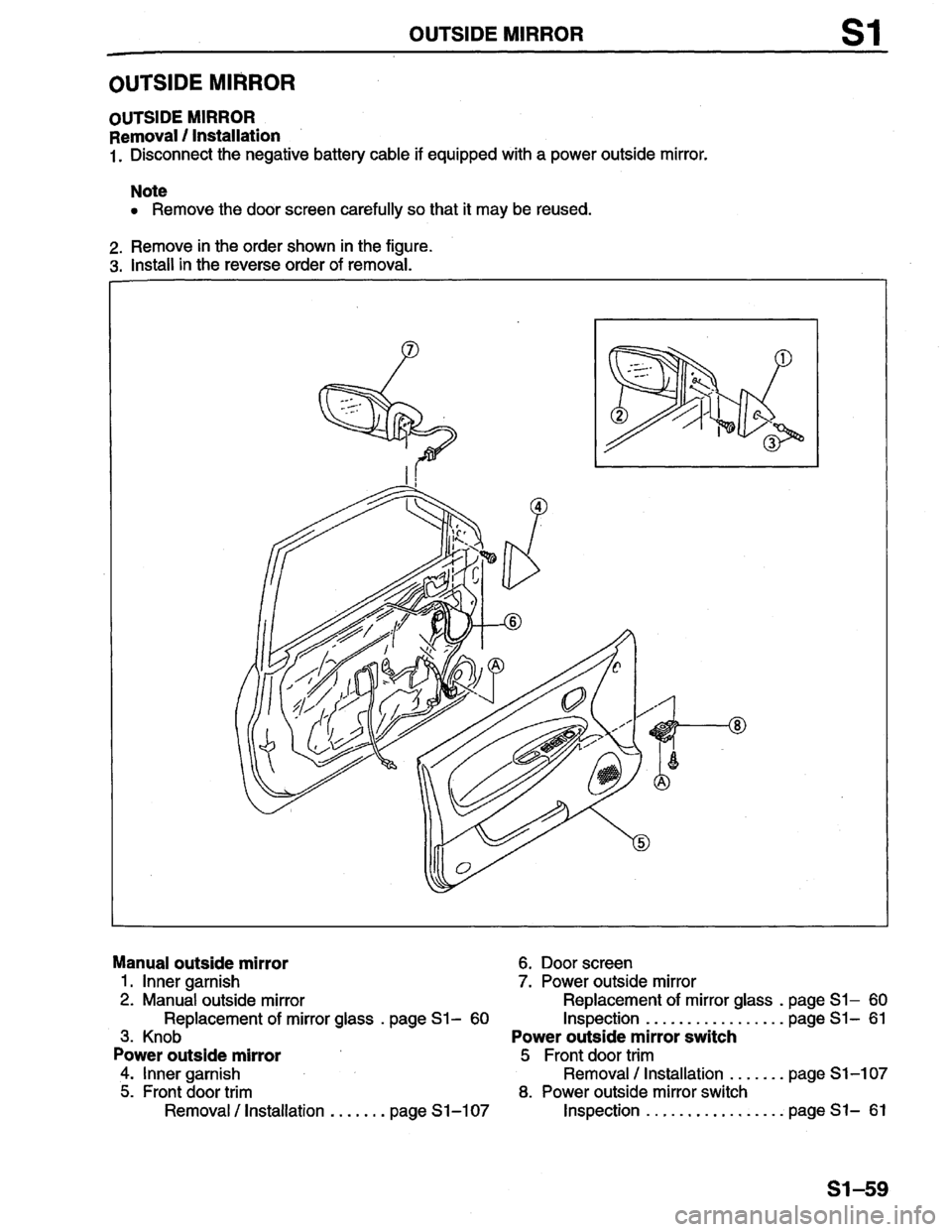 MAZDA PROTEGE 1996 Workshop Manual MAZDA PROTEGE 1996 Workshop Manual