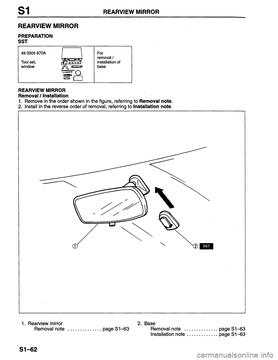 MAZDA PROTEGE 1996 Workshop Manual MAZDA PROTEGE 1996 Workshop Manual
