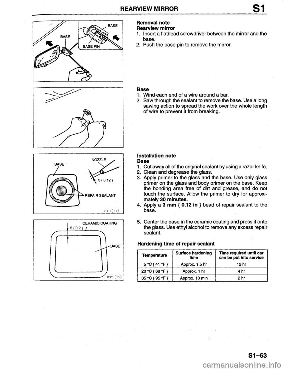 MAZDA PROTEGE 1996 Workshop Manual MAZDA PROTEGE 1996 Workshop Manual