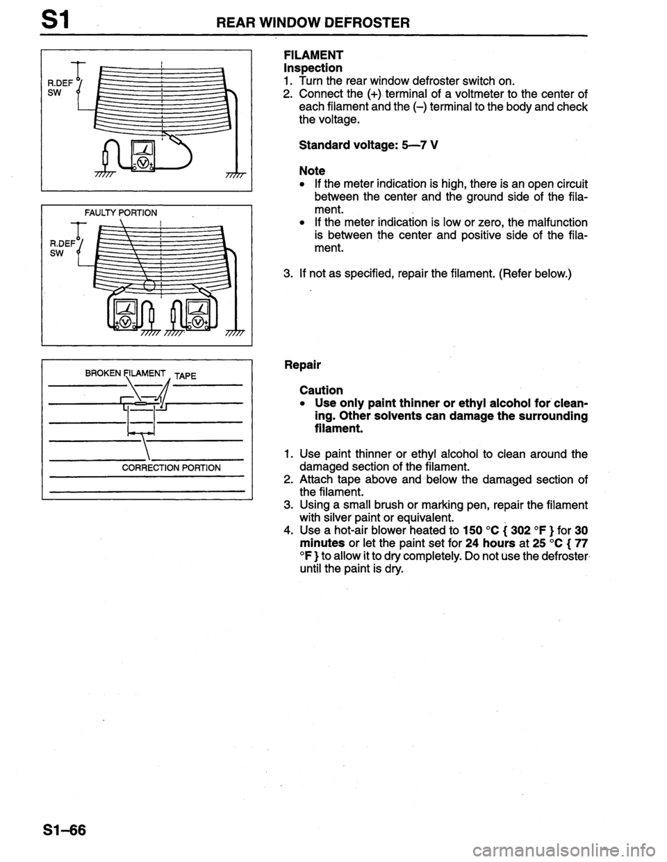 MAZDA PROTEGE 1996  Workshop Manual 