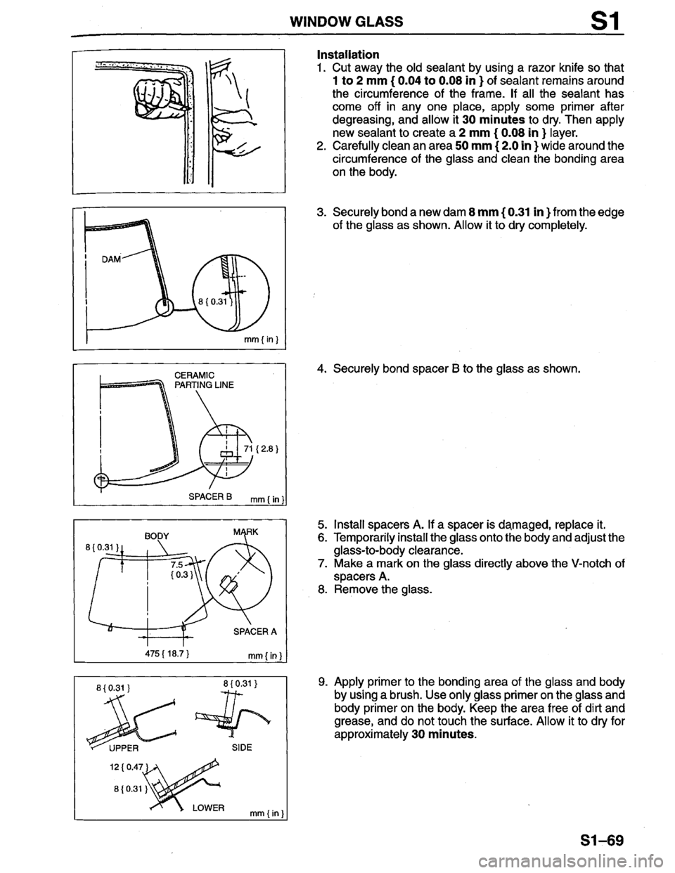 MAZDA PROTEGE 1996  Workshop Manual 