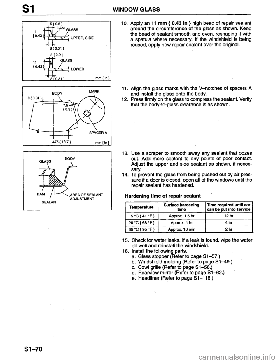 MAZDA PROTEGE 1996  Workshop Manual 