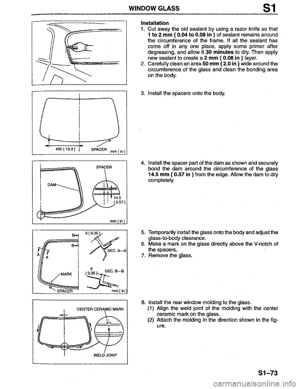 MAZDA PROTEGE 1996  Workshop Manual 