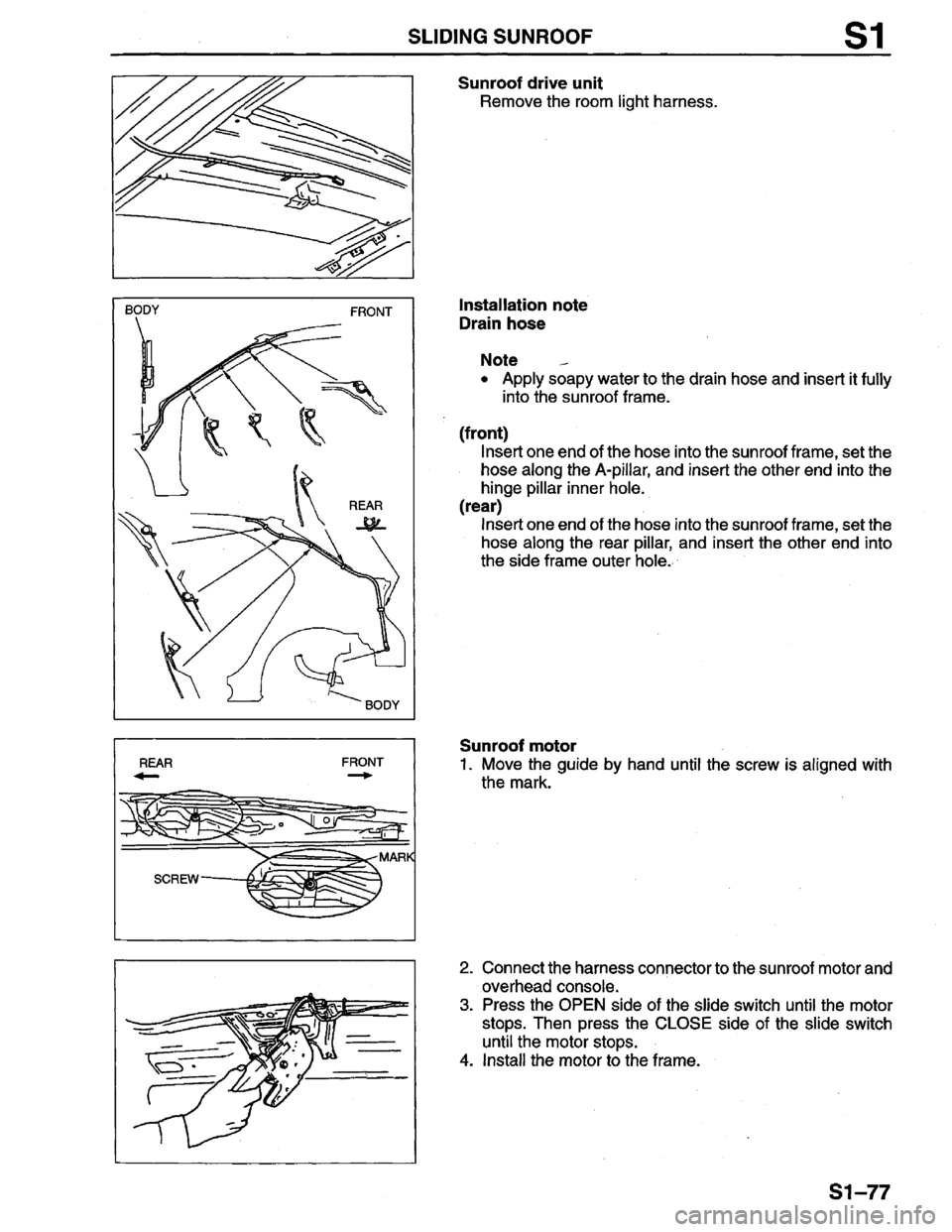 MAZDA PROTEGE 1996 Workshop Manual MAZDA PROTEGE 1996 Workshop Manual