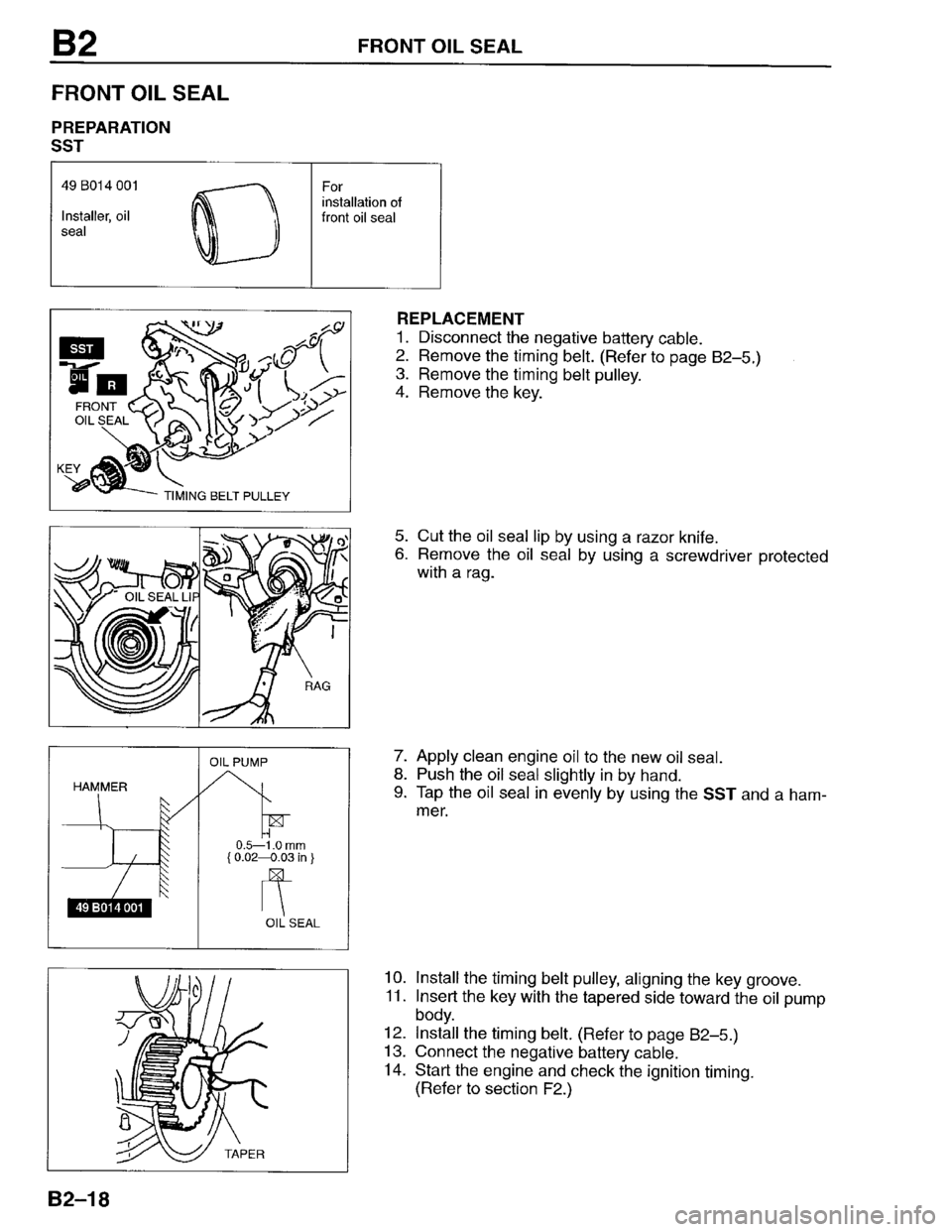 MAZDA PROTEGE 1996 Manual PDF MAZDA PROTEGE 1996 Manual PDF