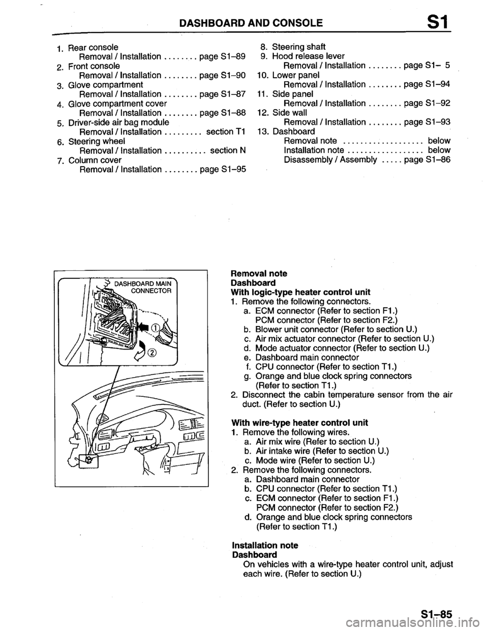 MAZDA PROTEGE 1996 Workshop Manual MAZDA PROTEGE 1996 Workshop Manual