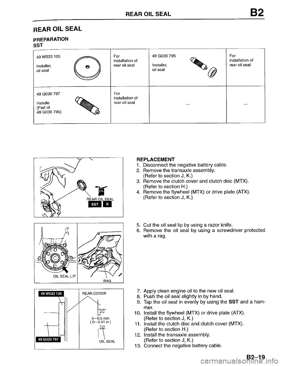 MAZDA PROTEGE 1996 Manual PDF MAZDA PROTEGE 1996 Manual PDF