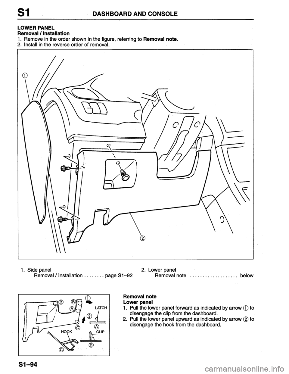 MAZDA PROTEGE 1996 Workshop Manual MAZDA PROTEGE 1996 Workshop Manual