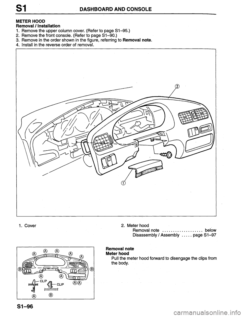MAZDA PROTEGE 1996 Workshop Manual MAZDA PROTEGE 1996 Workshop Manual