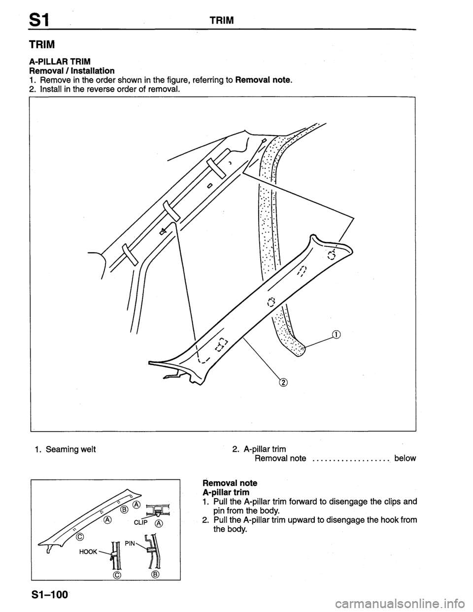MAZDA PROTEGE 1996 Workshop Manual MAZDA PROTEGE 1996 Workshop Manual