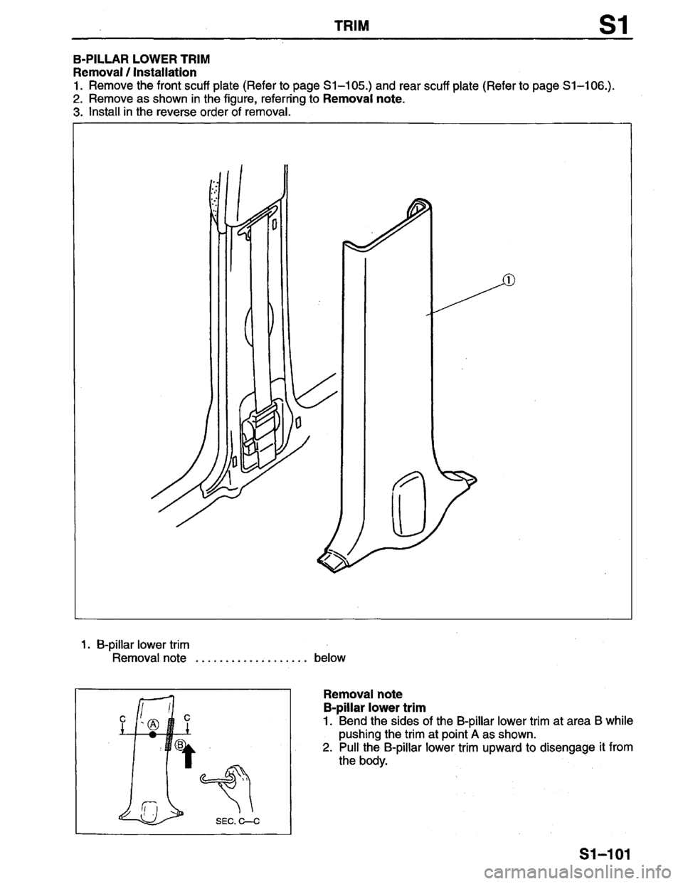 MAZDA PROTEGE 1996 Workshop Manual MAZDA PROTEGE 1996 Workshop Manual