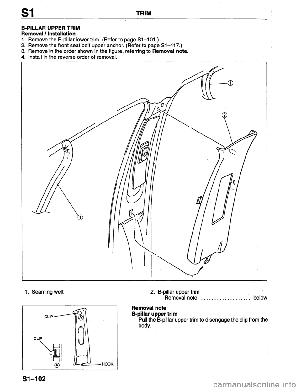 MAZDA PROTEGE 1996 Workshop Manual MAZDA PROTEGE 1996 Workshop Manual
