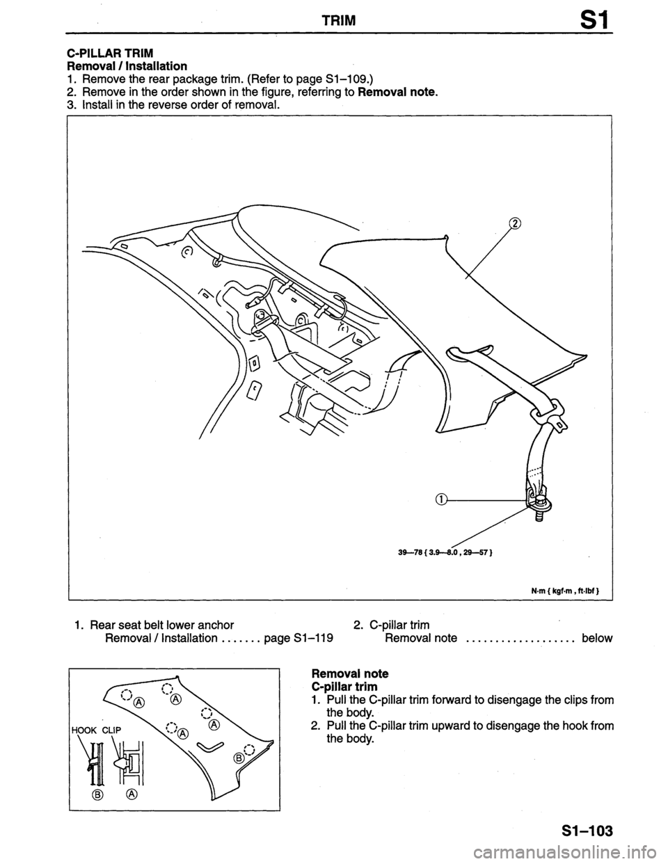 MAZDA PROTEGE 1996 Workshop Manual MAZDA PROTEGE 1996 Workshop Manual