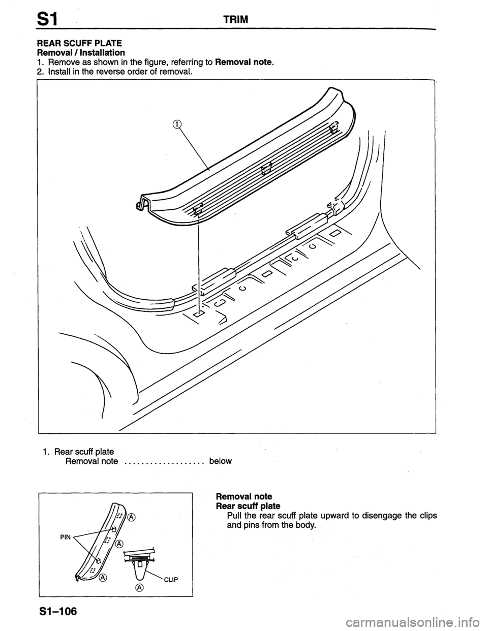 MAZDA PROTEGE 1996 Workshop Manual MAZDA PROTEGE 1996 Workshop Manual