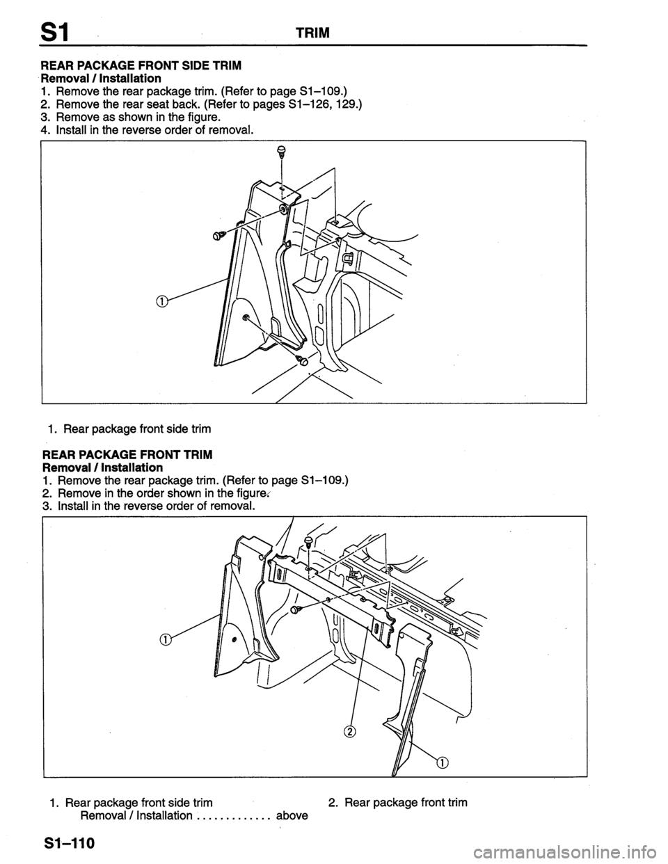 MAZDA PROTEGE 1996 Workshop Manual MAZDA PROTEGE 1996 Workshop Manual