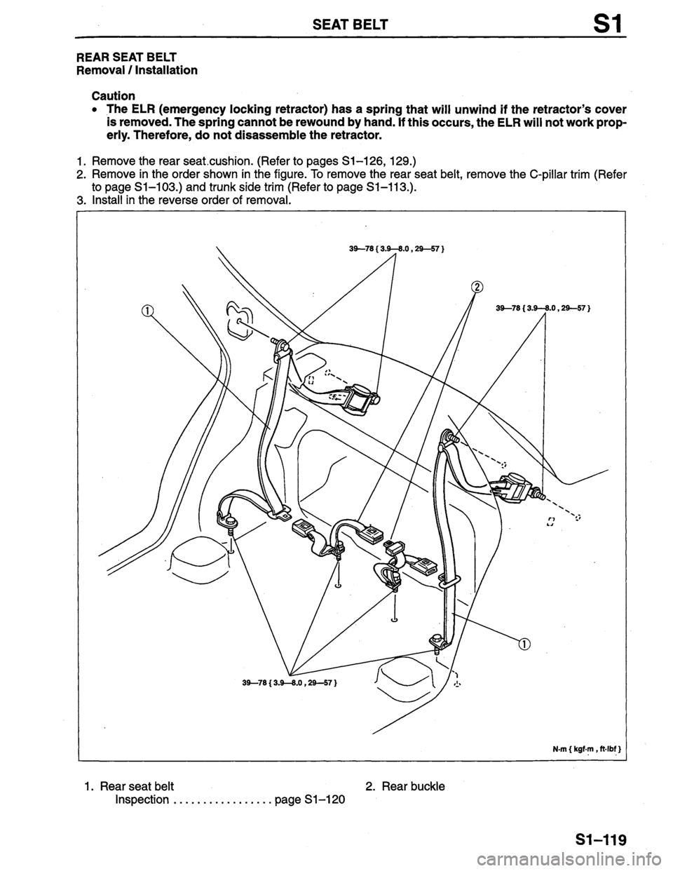 MAZDA PROTEGE 1996 Workshop Manual MAZDA PROTEGE 1996 Workshop Manual