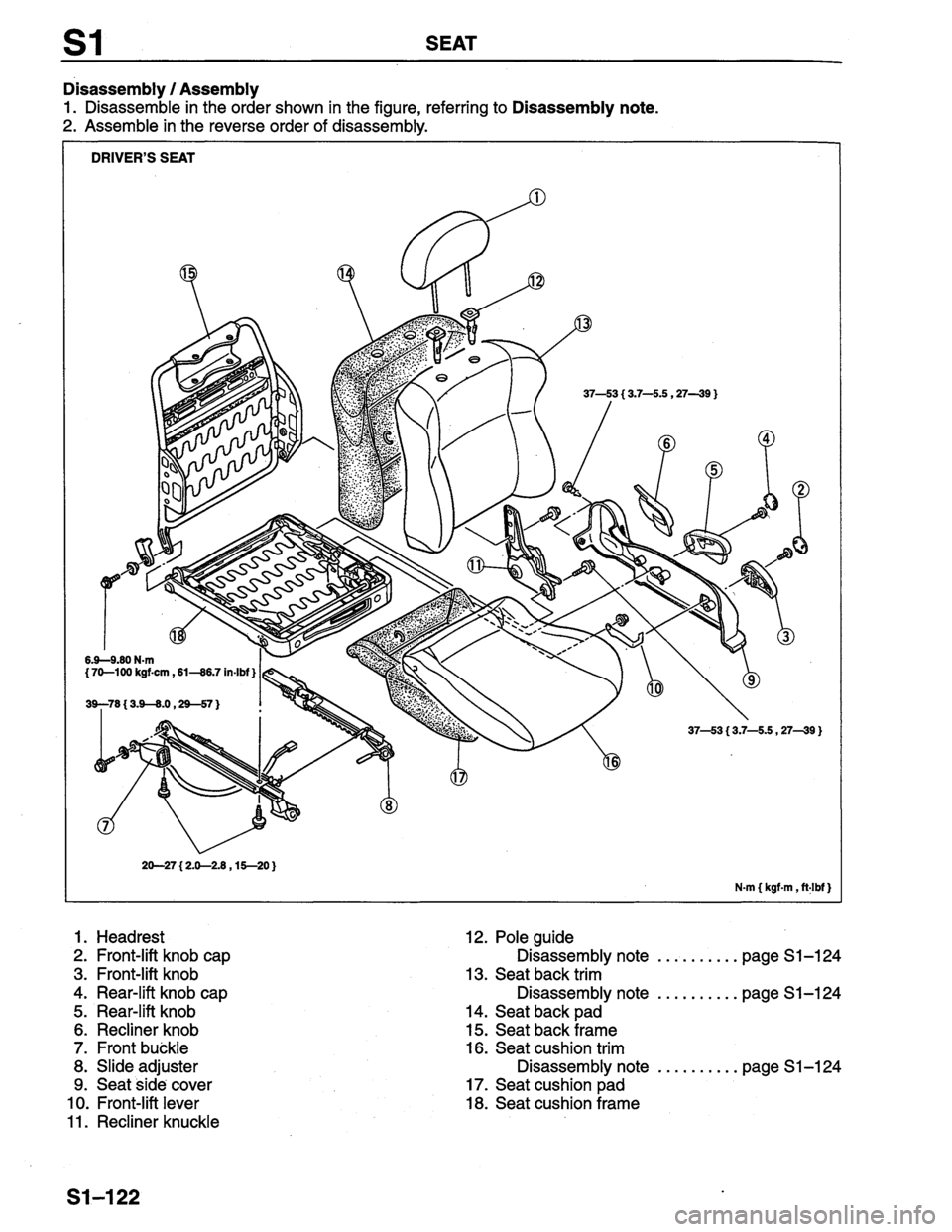 MAZDA PROTEGE 1996 Workshop Manual MAZDA PROTEGE 1996 Workshop Manual