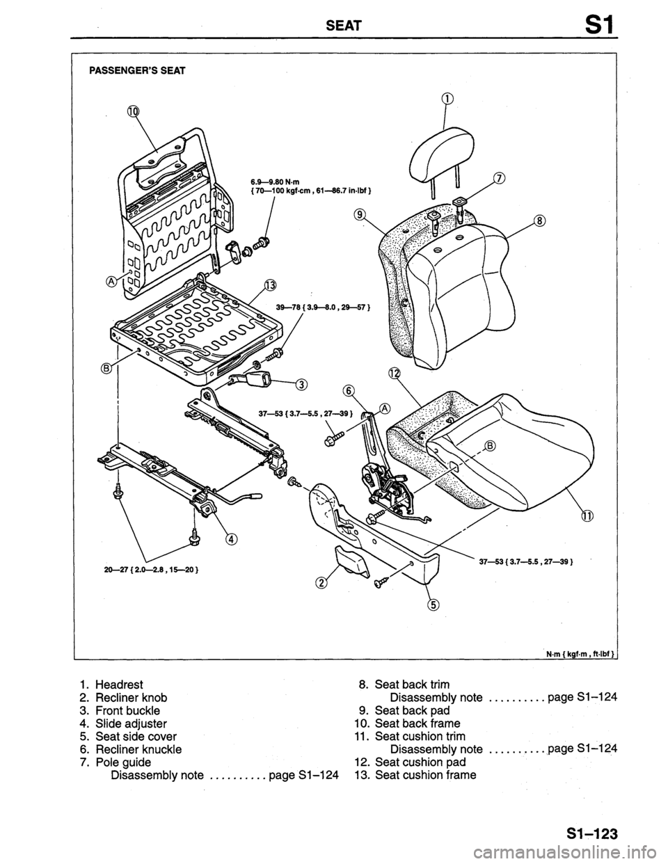 MAZDA PROTEGE 1996 Workshop Manual MAZDA PROTEGE 1996 Workshop Manual