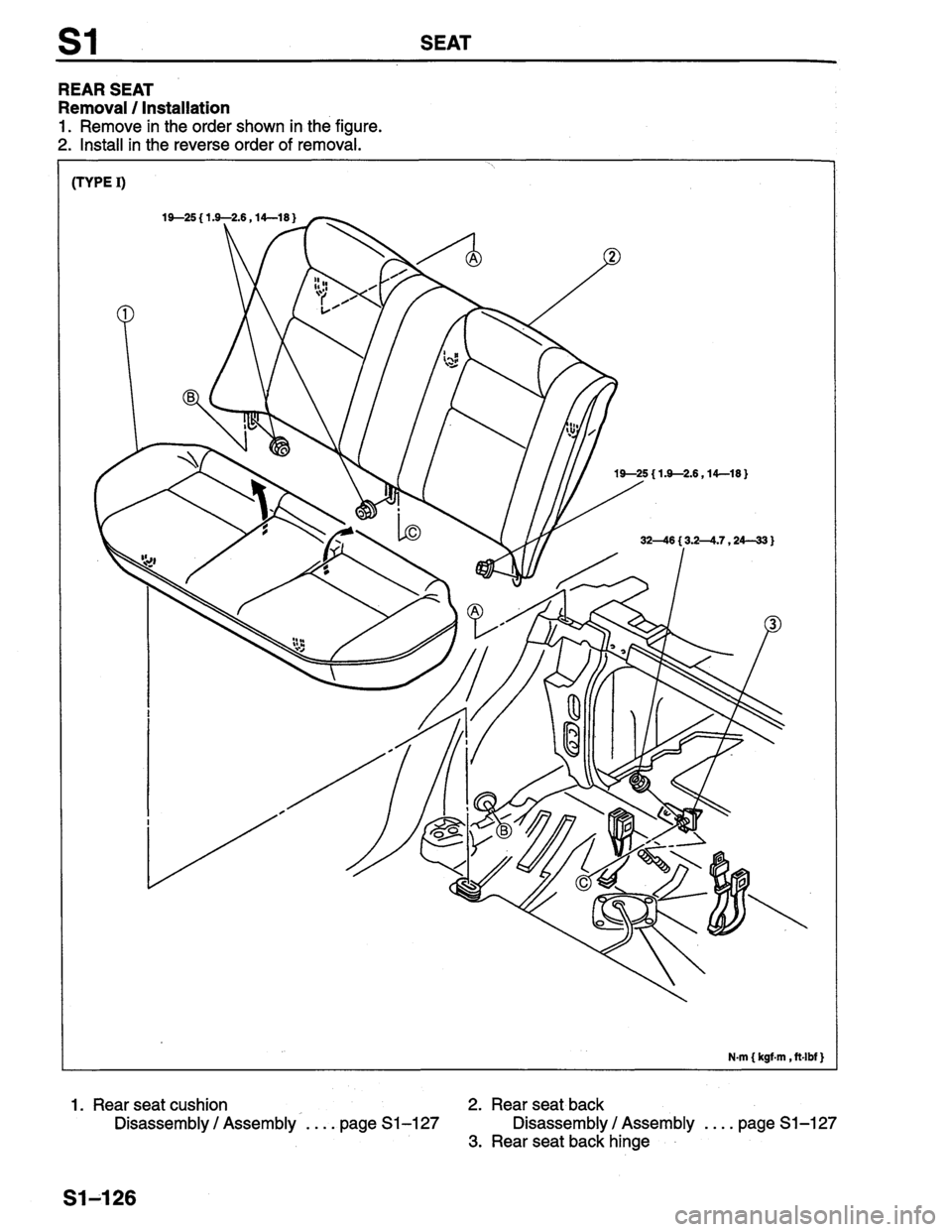 MAZDA PROTEGE 1996 Workshop Manual MAZDA PROTEGE 1996 Workshop Manual