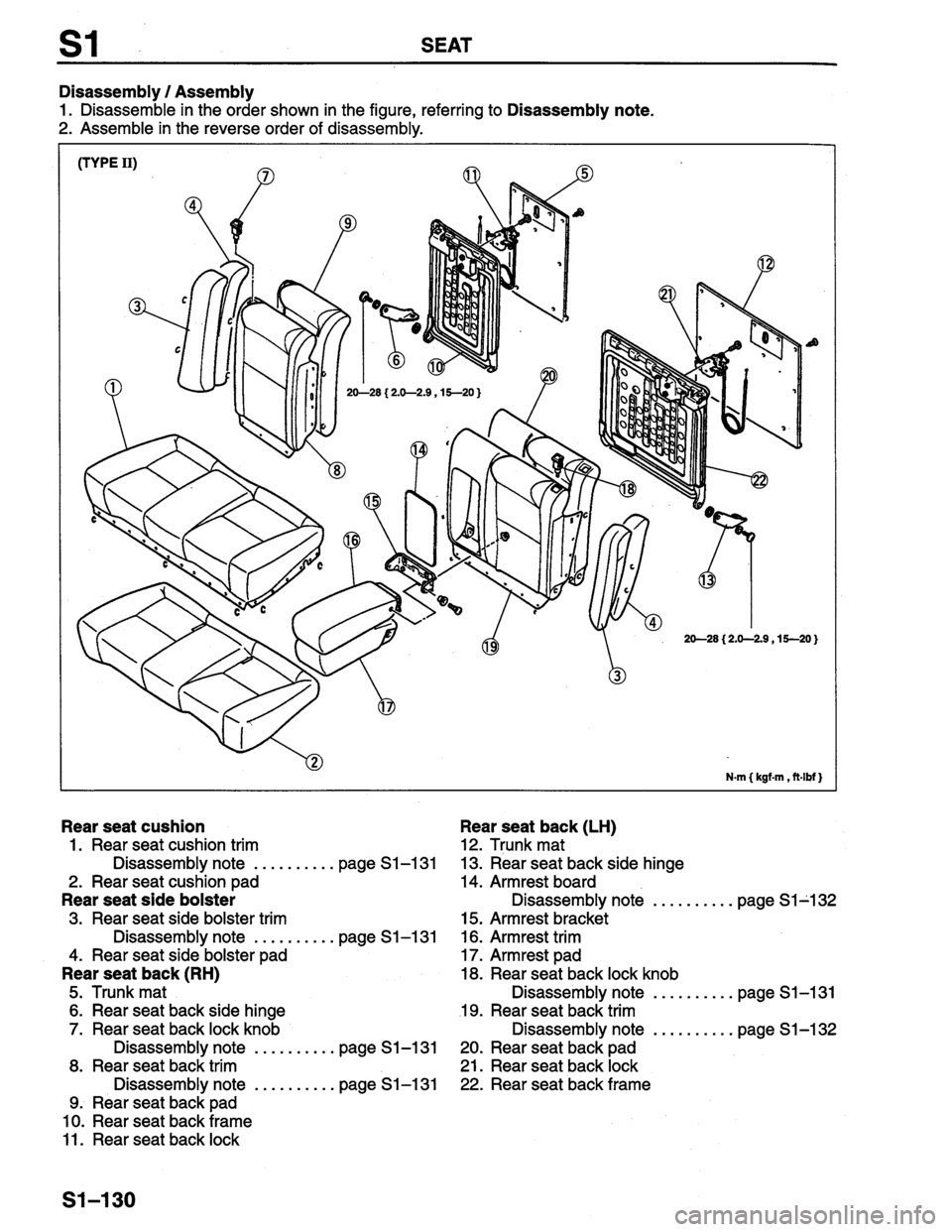 MAZDA PROTEGE 1996 Workshop Manual MAZDA PROTEGE 1996 Workshop Manual