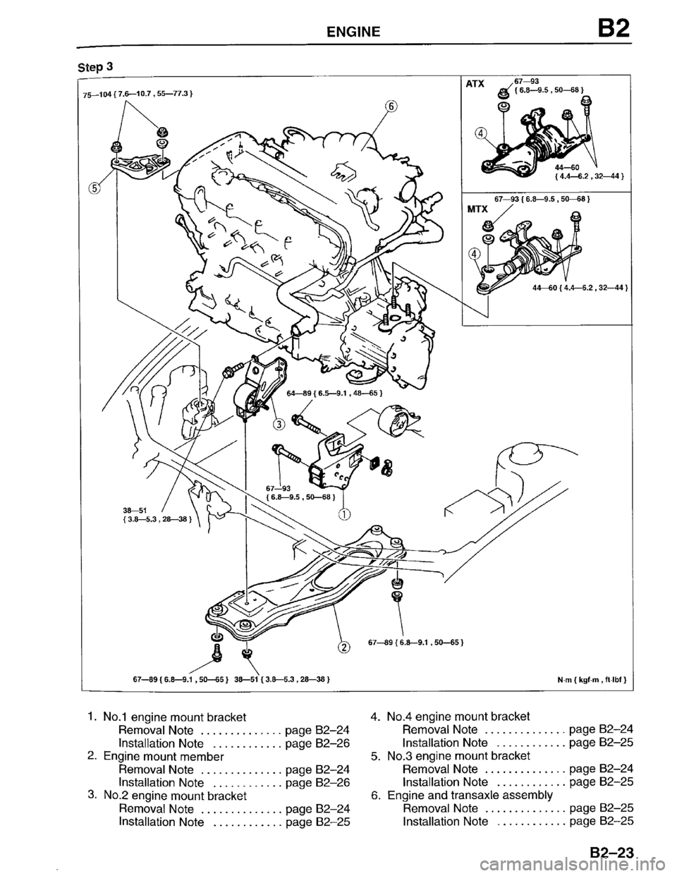 MAZDA PROTEGE 1996 Manual PDF MAZDA PROTEGE 1996 Manual PDF