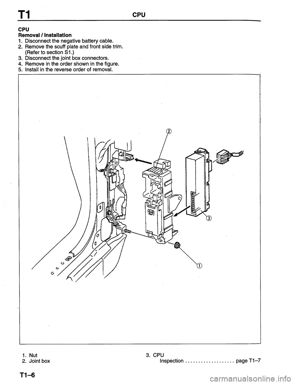 MAZDA PROTEGE 1996 Workshop Manual MAZDA PROTEGE 1996 Workshop Manual