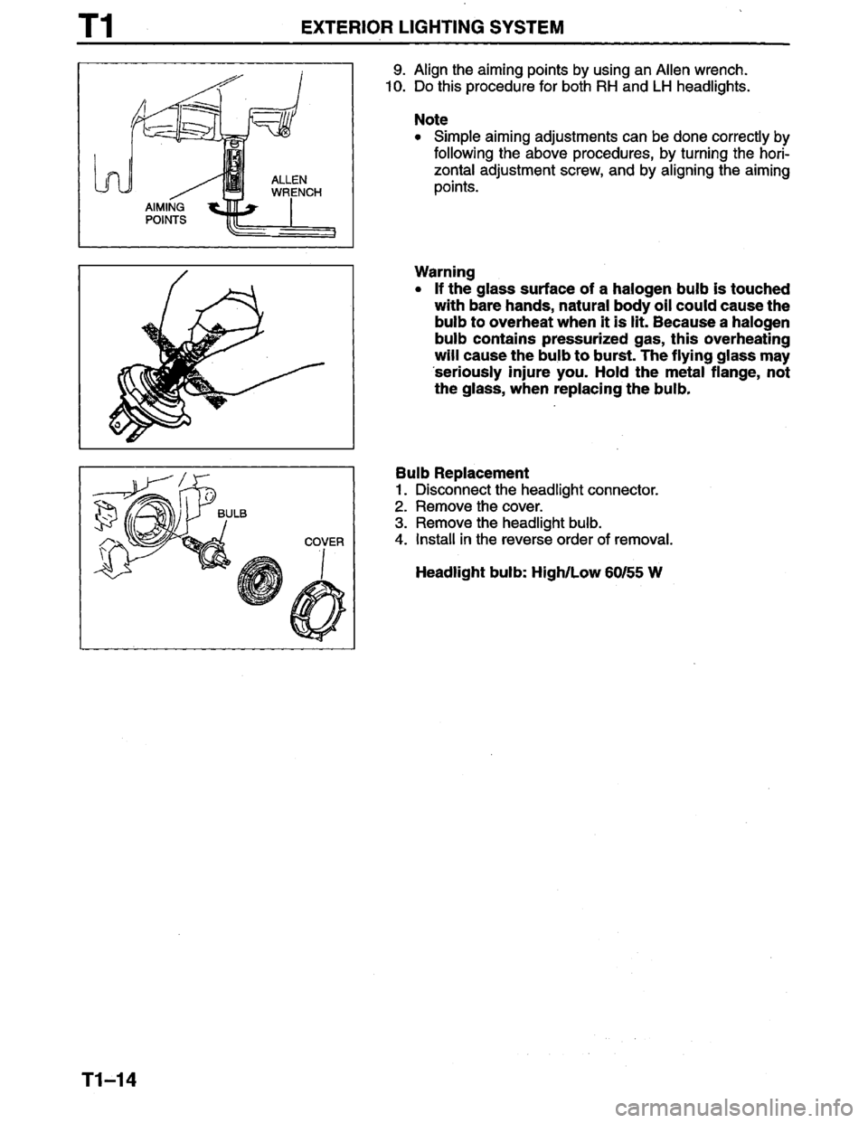 MAZDA PROTEGE 1996 Workshop Manual MAZDA PROTEGE 1996 Workshop Manual