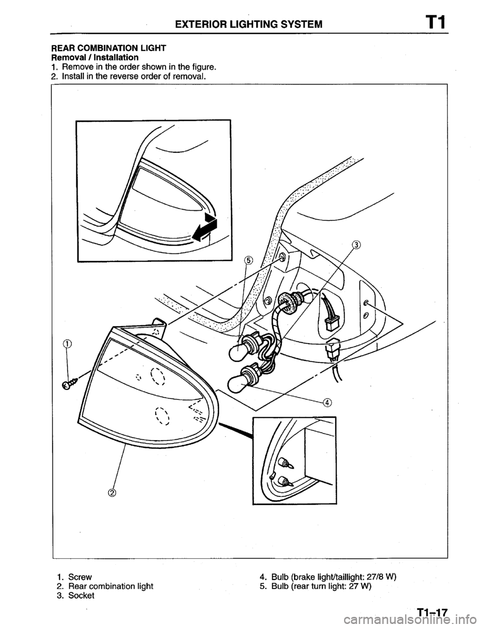 MAZDA PROTEGE 1996 Workshop Manual MAZDA PROTEGE 1996 Workshop Manual