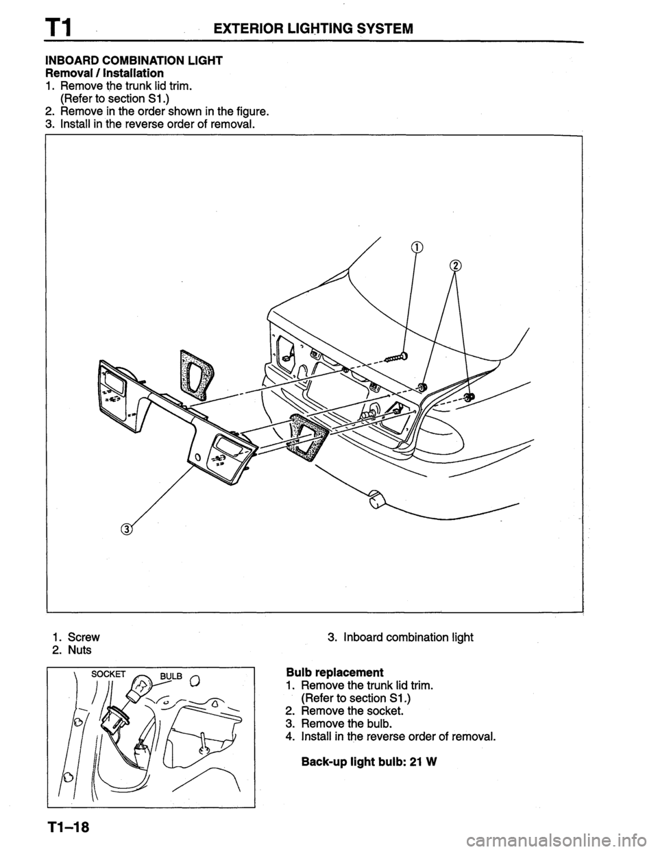 MAZDA PROTEGE 1996 Workshop Manual MAZDA PROTEGE 1996 Workshop Manual