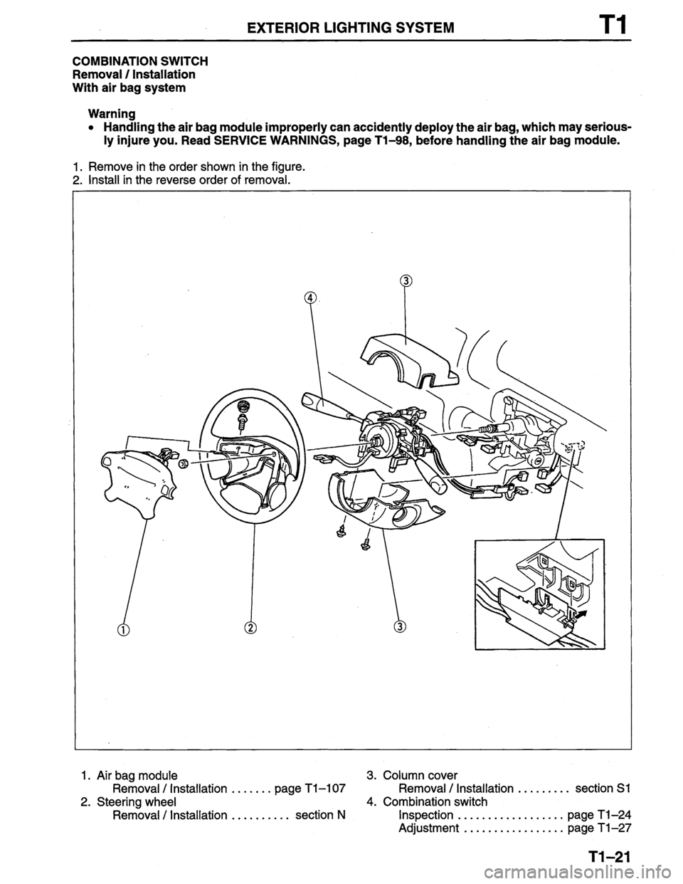 MAZDA PROTEGE 1996 Workshop Manual MAZDA PROTEGE 1996 Workshop Manual