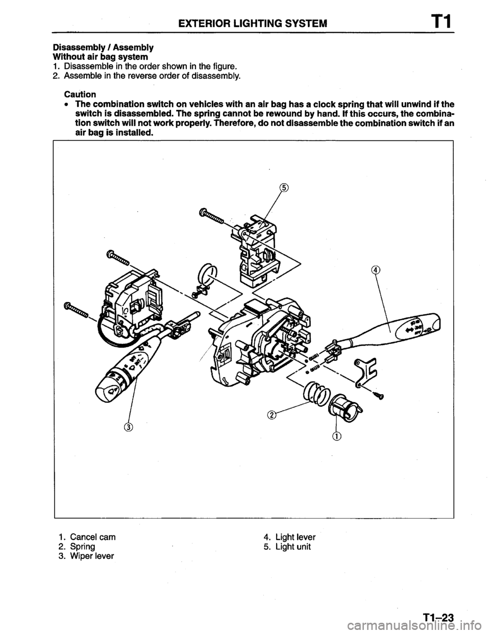 MAZDA PROTEGE 1996 Workshop Manual MAZDA PROTEGE 1996 Workshop Manual