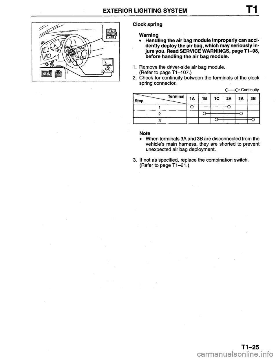 MAZDA PROTEGE 1996 Workshop Manual MAZDA PROTEGE 1996 Workshop Manual
