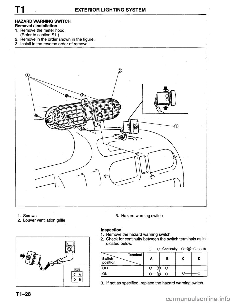 MAZDA PROTEGE 1996 Workshop Manual MAZDA PROTEGE 1996 Workshop Manual