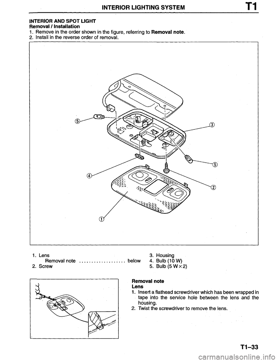 MAZDA PROTEGE 1996 Workshop Manual MAZDA PROTEGE 1996 Workshop Manual