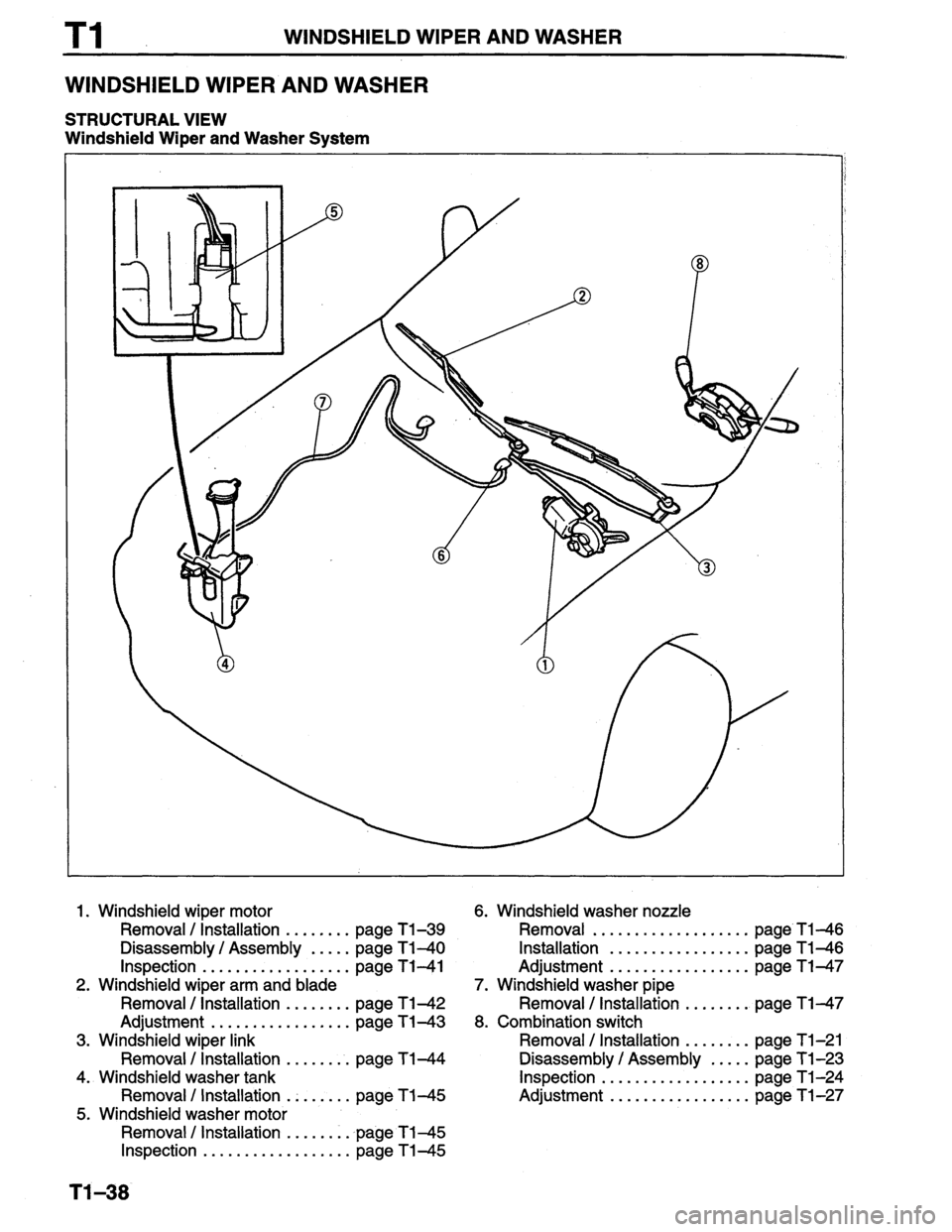 MAZDA PROTEGE 1996 Workshop Manual MAZDA PROTEGE 1996 Workshop Manual