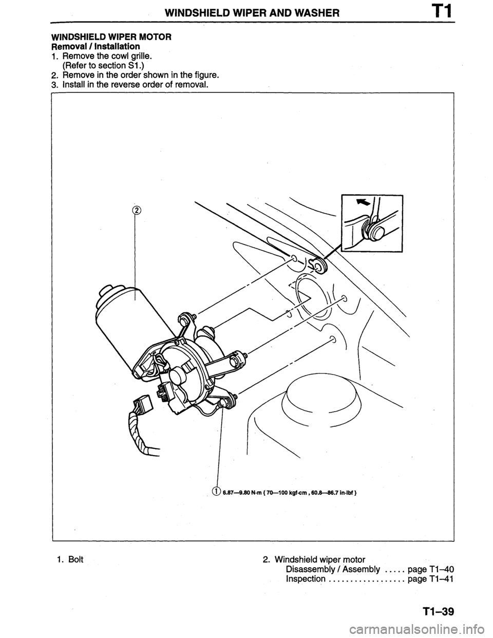 MAZDA PROTEGE 1996 Workshop Manual MAZDA PROTEGE 1996 Workshop Manual