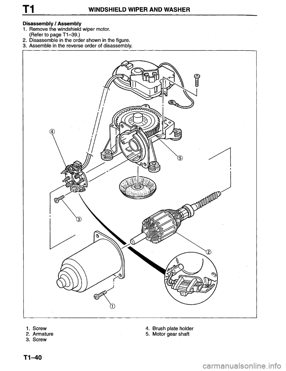 MAZDA PROTEGE 1996 Workshop Manual MAZDA PROTEGE 1996 Workshop Manual
