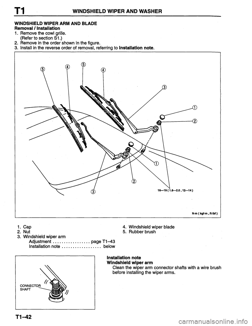 MAZDA PROTEGE 1996 Workshop Manual MAZDA PROTEGE 1996 Workshop Manual