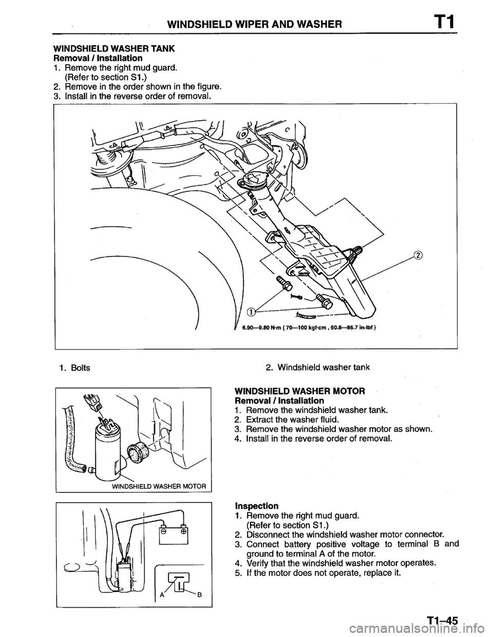 MAZDA PROTEGE 1996 Workshop Manual MAZDA PROTEGE 1996 Workshop Manual